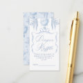 Toile Hot Air Balloon Bow Diaper Raffle Ticket Enclosure Card Zazzle