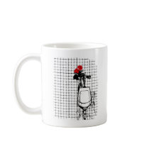 TOILET and ROSES Coffee Mugs