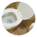 Toilet bowl stickers
