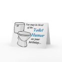 Toilet Humor Birthday Card