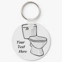Toilet Keychain