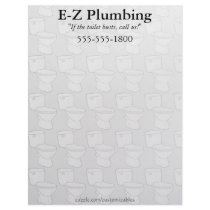 Toilet Letterhead