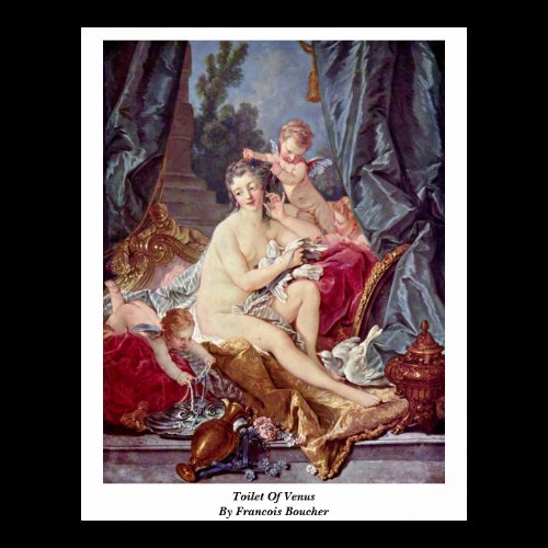 Toilet Of Venus By Francois Boucher Print