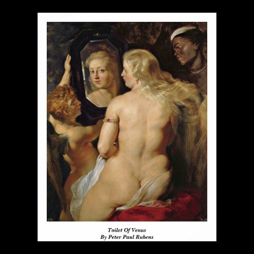 Toilet Of Venus By Peter Paul Rubens Poster