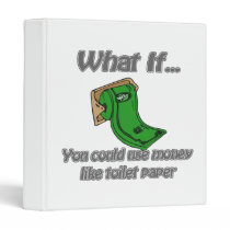 Toilet Paper Money binders