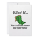 Toilet Paper Money Personalized Invitation