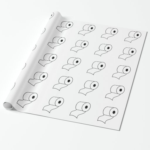 Toilet Paper Wrapping Paper Zazzle