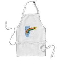 Toilet Rainbow Apron