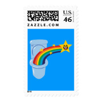 Toilet Rainbow postage by toxiferous Toilet Rainbow postage