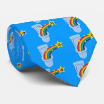 Toilet Rainbow Custom Ties