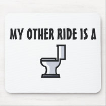 TOILET RIDE MOUSE MAT