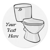 Toilet Sticker by Customizables Toilet Sticker