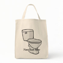 Toilet Tote Bag
