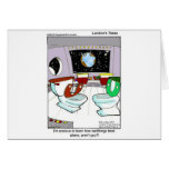 Toilets From Outer Space Funny Tees Mugs Cards Etc cards