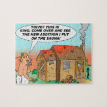 Toivo And Eino Yooper Cartoon Jigsaw Puzzle puzzles