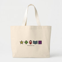 Token Skeptic Zener Logo Tote Bag