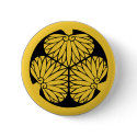 Tokugawa shoguns mon (crest) buttons by pageandturner Tokugawa shoguns mon (crest) buttons