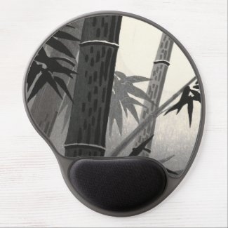 Tokuriki Bamboo and Sun japanese fine art Gel Mouse Mat