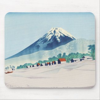 Tokuriki Tomikichiro 36 Views Of Fuji art japan Mousepads