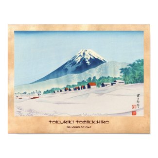 Tokuriki Tomikichiro 36 Views Of Fuji art japan Posters