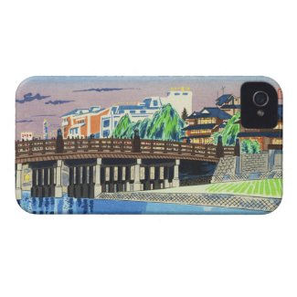 Tokuriki Tomikichiro Sanjo Bridge, Kyoto japanese iPhone 4 Case