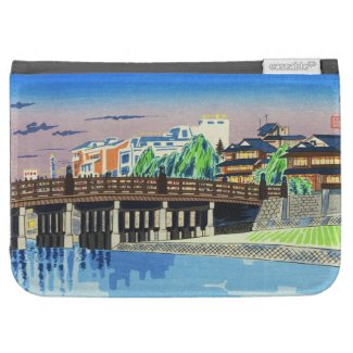 Tokuriki Tomikichiro Sanjo Bridge, Kyoto japanese Kindle 3 Covers