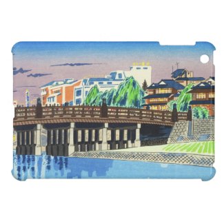 Tokuriki Tomikichiro Sanjo Bridge, Kyoto japanese iPad Mini Cover