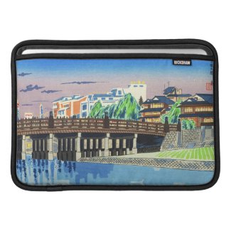 Tokuriki Tomikichiro Sanjo Bridge, Kyoto japanese MacBook Air Sleeve