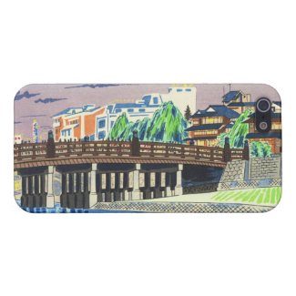 Tokuriki Tomikichiro Sanjo Bridge, Kyoto japanese iPhone 5 Covers