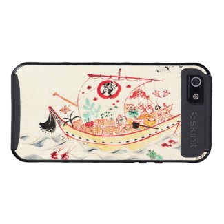 Tokuriki Tomikichiro Treasure Ship watercolor art iPhone 5 Case