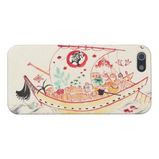 Tokuriki Tomikichiro Treasure Ship watercolor art iPhone 5 Cover
