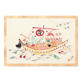 Tokuriki Tomikichiro Treasure Ship watercolor art Posters