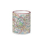 TOKYO 地図東京の地下鉄 MUGS