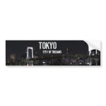 Tokyo by Night Bumper Stickers