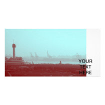 Tokyo Harbor Picture Card