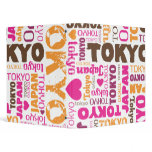 Tokyo japanese typography photo album binder