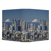Tokyo, Shinjuku District Skyline, Mount Fuji, Vinyl Binders