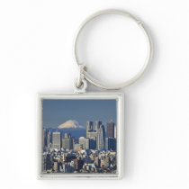 Tokyo, Shinjuku District Skyline, Mount Fuji, Key Chains