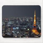 Tokyo Tower by Night Mousepads