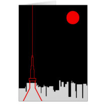 Tokyo Tower Greeting Card