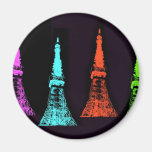 Tokyo Tower Collage Refrigerator Magnet