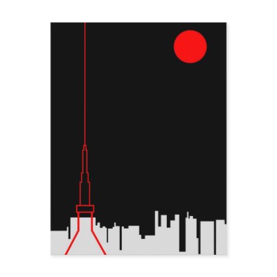 Tokyo Tower Postcards by lonvig