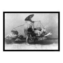 Tokyo Vegetable Seller 1898 posters by lc_vintagephotos Tokyo Vegetable Seller 1898 posters