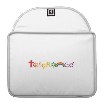 TOLERANCE PRIDE -.png Sleeve For MacBook Pro