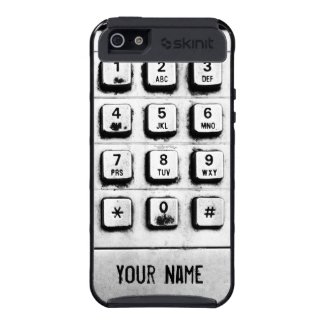 toll phone keypad numbers cases for iPhone 5