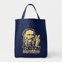 Tolstoy Is My Homeboy Tote Tote Bag
