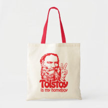 Tolstoy Is My Homeboy Tote Tote Bag