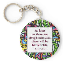 Tolstoy Quote Key Chains