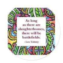 Tolstoy Quote Sticker