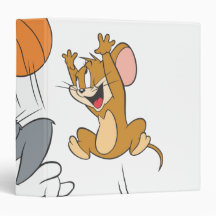 Tom and Jerry Basketball 1 3 Ring Binder